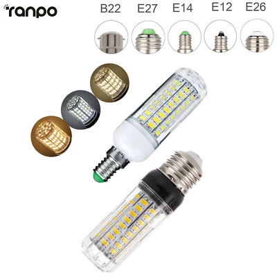 Dimmbare AC DC 12V E27 E14 LED-Maisbirne 20W 5730SMD 3000K 6000K helle Lampen - Bild 1 von 4