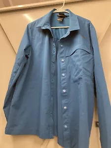The North Face Flash Dry/UPF 40+ First Trail Langarmshirt blau - Herren L - Bild 1 von 3