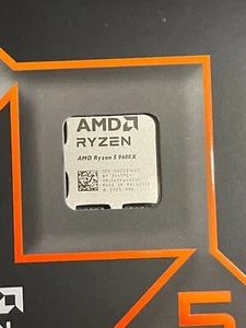 AMD Ryzen™ 5 9600X 6-Core, 12-Thread Unlocked Desktop Processor - Photo 1/2