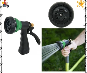 NUOVO Expert Gardener resistente 8 modelli metallo spruzzatore ugello irrigazione tubo - Foto 1 di 10