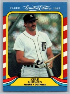 1987 Fleer Limited Edition Kirk Gibson #17 - Picture 1 of 2