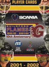2001-02 UK British Elite Guildford Flames #1 Checklist