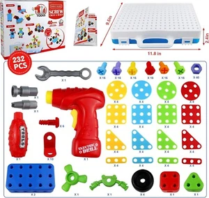 MINT Spielzeug für 3 4 5 6 Jahre, Design und Bohrspielzeug für Kinder, Konstruktionsspiel... - Bild 1 von 16