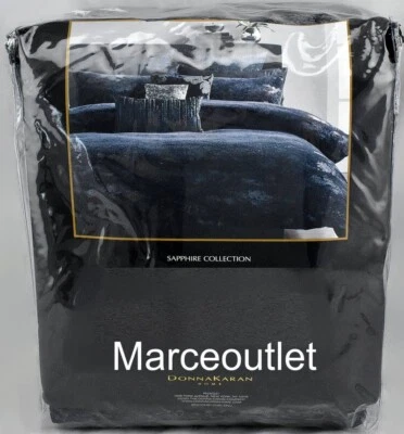 Funda nórdica Donna Karan Home Sapphire Collection King índigo Foto 1 de 4