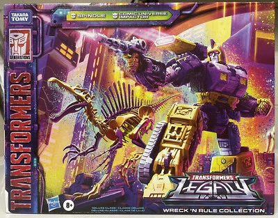 New Transformers Legacy Wreck 'N Rule Collection Deluxe Spindle & Impactor MISB - Image 1 of 4