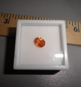 WOW großer Spessartit Granat lose echt 2,5ct 9x7mm OVAL 100% natur W5581 - Bild 1 von 5