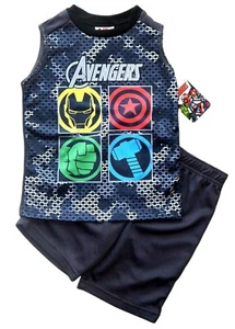 AVENGERS Active Poly Tank Top & Shorts Set Outfit NWT Boys Size 4, 5-6 or 7 $28 - Picture 1 of 1