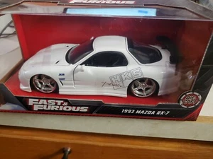 JADA FAST & FURIOUS 1993 MAZDA RX-7 BLANCO PAUL WALKER ESCALA 1:24 **OFERTAS* - Imagen 1 de 8