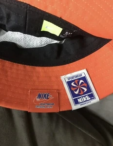 Nike Sportswear NSW ‘Do It Your Self’ Bucket Hat Gray/orange CQ9221-032 - Picture 1 of 3