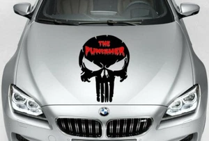 Tribal Punisher Skull Vinyl Decal Graphic Car Truck Hood Side USA - Picture 1 of 1