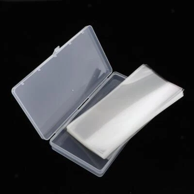 100Pcs Clear Paper Money Album Banknotes Currency Collection Sleeves Protector
