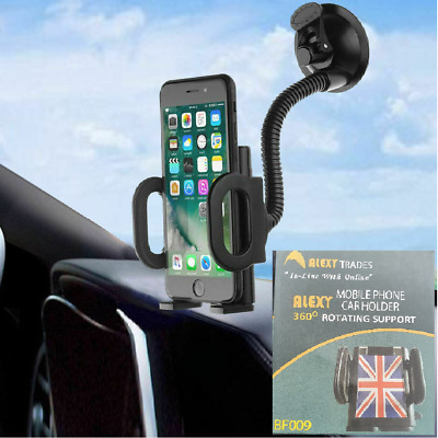 Universal 360° In Car Windscreen Dashboard Holder Mount For GPS Mobile Phone UK  • 6.94£