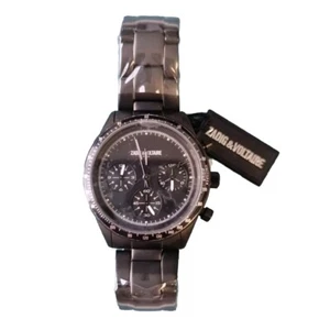 Zadig & Voltaire Herren Zadig & Voltaire Master Chronograph Schwarz Uhr ZVM301 NEU - Bild 1 von 10