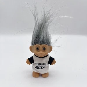 Vintage Chicago White Sox Troll Doll 3" Russ MLB Baseball Rara 1991 - Foto 1 di 7
