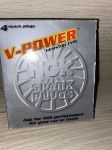 (4)  NGK V-Power Spark Plugs "Resistor Type" Stock 6937 BPR5EY-11  - Picture 1 of 5