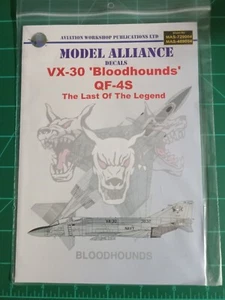 1/72 Model Alliance QF-4S Phantom VX-30 decalcomania per Hasegawa Fujimi Esci F - Foto 1 di 4