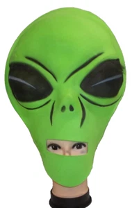 Halloween Alien Big Head. Larger Than Life Mask Lite Foam Might Glow in the Dark - Picture 1 of 4