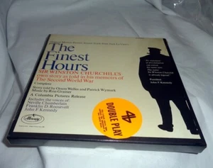 THE FINEST HOURS ~ WINSTON CHURCHILL ~ Biography ~ Reel To Reel Tape ~ 3 3/4 IPS - Bild 1 von 2