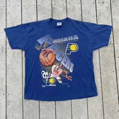 Indiana Pacers Basketball taz looney tunes navy reprint shirt  AN49433 - Image 1 of 2