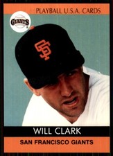 1991 Playball U.S.A. Will Clark San Francisco Giants #91-24
