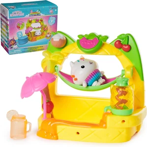 Gabby's Dollhouse Cakey’s Fruit Smoothie Balcony Playset 8-Piece with Toy Figure - Picture 1 of 9