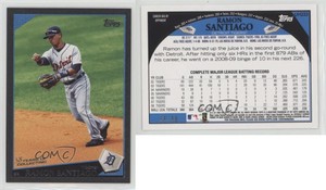2009 Topps Update Black /58 Ramon Santiago #UH233