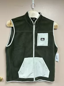 Hurley Midland Burrito Full Zip Fleece Vest Mens Size XXL NWT - Picture 1 of 6