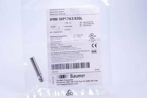 BAUMER IFRM 06P17A3/S35L 10138763 induktiver Sensor Sn 2mm PNP OVP, NEU - Bild 1 von 1