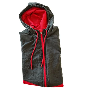 Athletic Works Sudadera con Capucha Mujer Talla Pequeña 34 36 Rojo Negro Chaqueta Forrada con Cremallera - Imagen 1 de 10