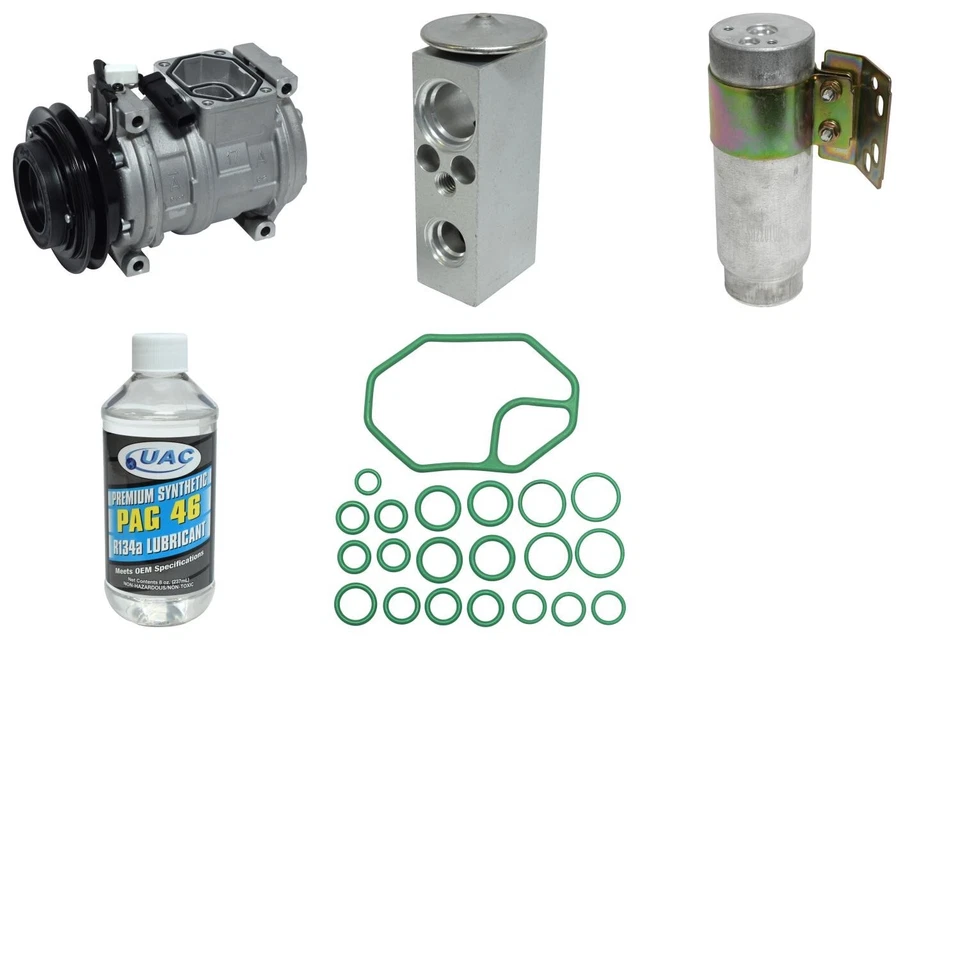 Kit de compresor de aire acondicionado para Chrysler Grand Voyager 2000 3L V6 GAS SOHC UAC Foto 1 de 1