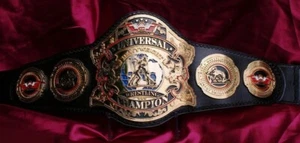 WWC Universal Heavyweight Championship wrestling belt adult size 4mm fast ship - Picture 1 of 2