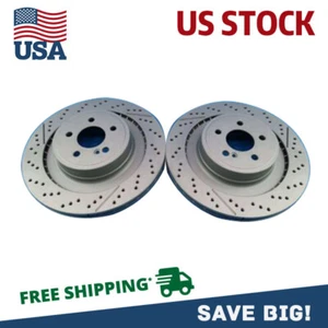 For Mercedes Benz E63 Amgs C63 Cls63 Amg Rear Brake Rotors US Stock Hot Sales - Picture 1 of 11