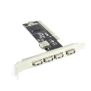 pluscom hispeed multiport desktop pc karte pci adapter 5x usb 2.0 - Bild 1 von 2