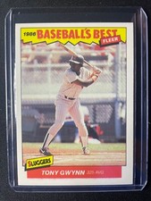 1986 Fleer Baseball's Best Sluggers vs. Pitchers Tony Gwynn #15 of 44 Padres!!!
