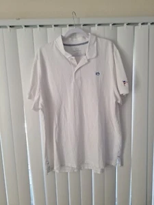 Mens XL Southern Tide White Polo Shirt Short Sleeve Casual - Picture 1 of 3