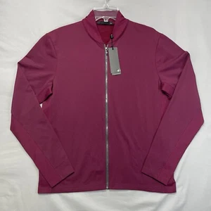 Giacca Greyson Siasconset Full Zip Uomo Taglia M Medium Occhio di Falco Marrone Golf Nuova - Foto 1 di 16