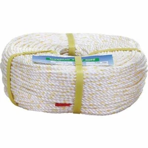 Polypropylene Superdan® 3 Strand Rope- 12MM x 250MTR Coil - 2700kg Br/Strain Wht - Picture 1 of 2
