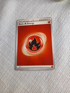 Basic Fire Energy [Reverse Holo] #002 Pokemon Scarlet & Violet Energy - Picture 1 of 2