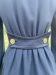 Vintage Gianni Versace Couture Black Jacket Tuxedo Medusa Buttons Femme Fatale S - Picture 1 of 12