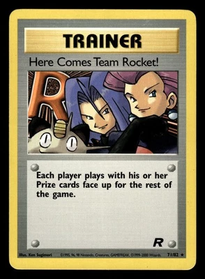 Here Comes Team Rocket 71/82 Rare Team Rocket Set Pokemon Card - Image 1 of 2