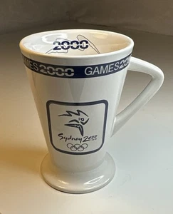 Vintage 2000 Olympische Sommerspiele Kaffeebecher Tasse Sydney Australien Bumerang Henkel - Bild 1 von 8
