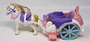 Loving Family Fisher Price Once Upon a Dream Pony & Carriage 100% Completo 1995 - Imagen 1 de 14