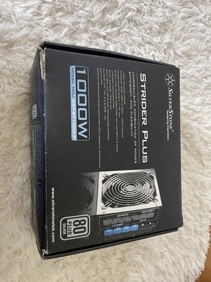 SilverStone Strider Plus 1000W Power Supply 80 Plus model sst-st1000-p - Image 1 of 2