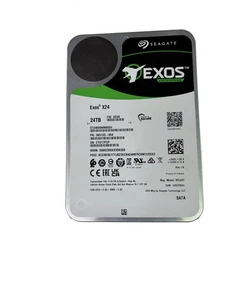 Seagate ST24000NM002H 24TB HDD Exos X24 3.5 SATA 7200 Seagate Warranty POH 1400 - Picture 1 of 1