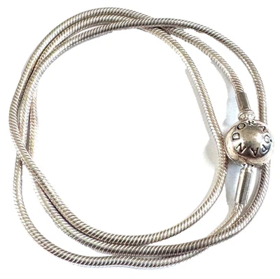 Pandora ESENCIA Collar Cadena Plata Esterlina 596004 18"/45 cm Foto 1 de 4
