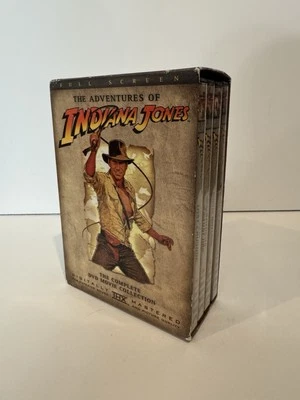 Adventures Of Indiana Jones DVD Trilogy Box Set Raiders Temple Crusade Box Set - Image 1 of 4