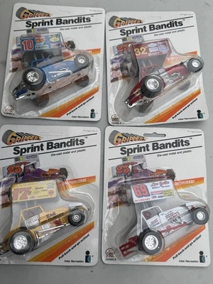 Set 4 1987 Grippers Sprint Bandits Vtg  Car Chis Eash 17E E&G  Maisto 69 32 10 - Image 1 of 4