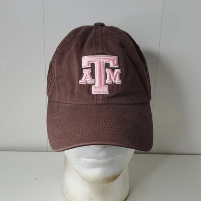 ATM Texas A&M Aggies Pink Logo Strapback Hat Baseball Cap College Football NCAA - Image 1 of 4