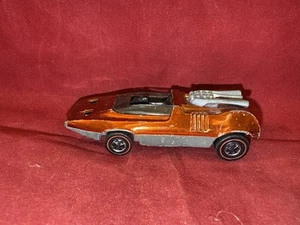 1969 Hot Wheels Redline Peeping Bomb Orange Black Interior Open/Close Headlights - Picture 1 of 10