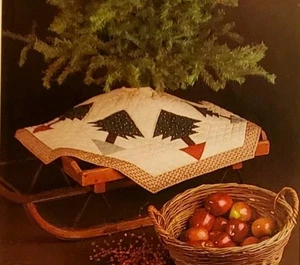 PINE TREE CHRISTMAS SKIRT By THIMBLEBERRIES - Picture 1 of 4